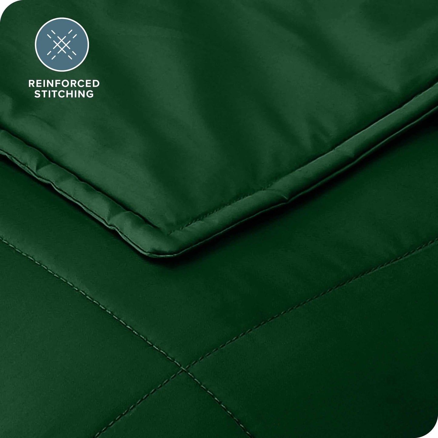 Bare Home 100% Cotton Weighted Blanket – Ultra Soft, Premium Quality for Adults - CalmCore