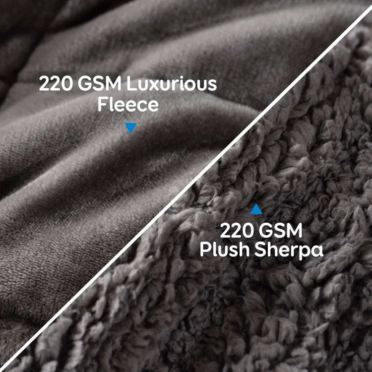 20 Lb Fleece Weighted Blankets for Adults