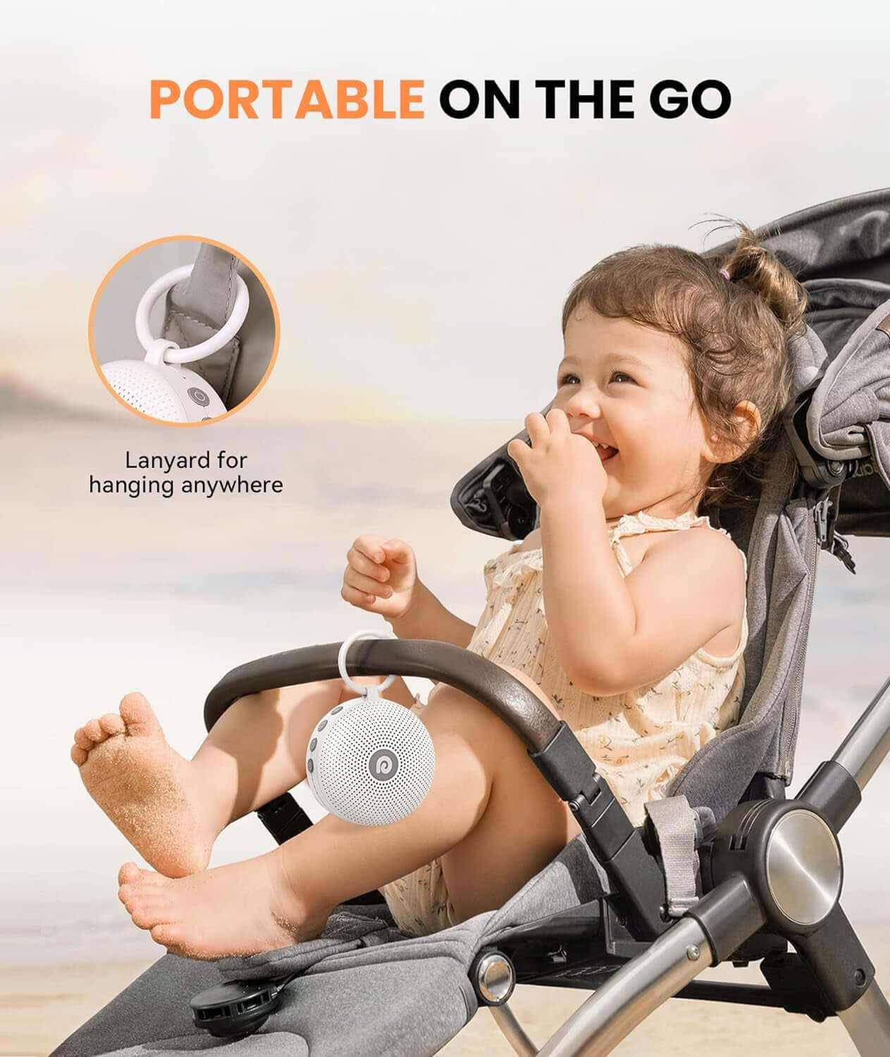 Dreamegg White Noise Machine 29 Soothing Sounds for Sleep - CalmCore