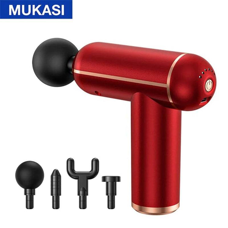 MUKASI Portable Massage Gun – Deep Tissue Relief for Muscle Recovery & Pain Relief