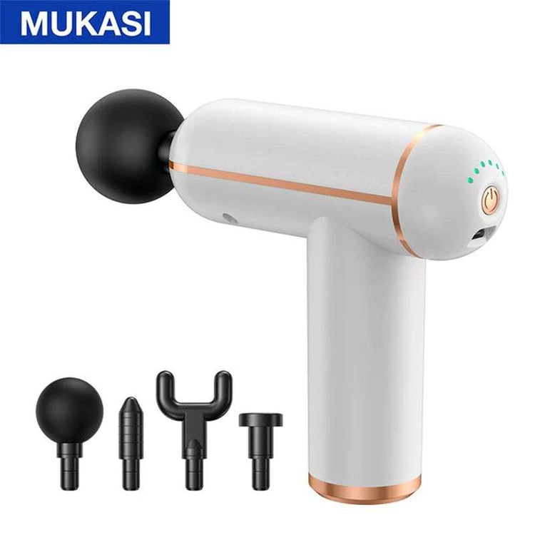 MUKASI Portable Massage Gun – Deep Tissue Relief for Muscle Recovery & Pain Relief