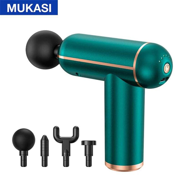 MUKASI Portable Massage Gun – Deep Tissue Relief for Muscle Recovery & Pain Relief
