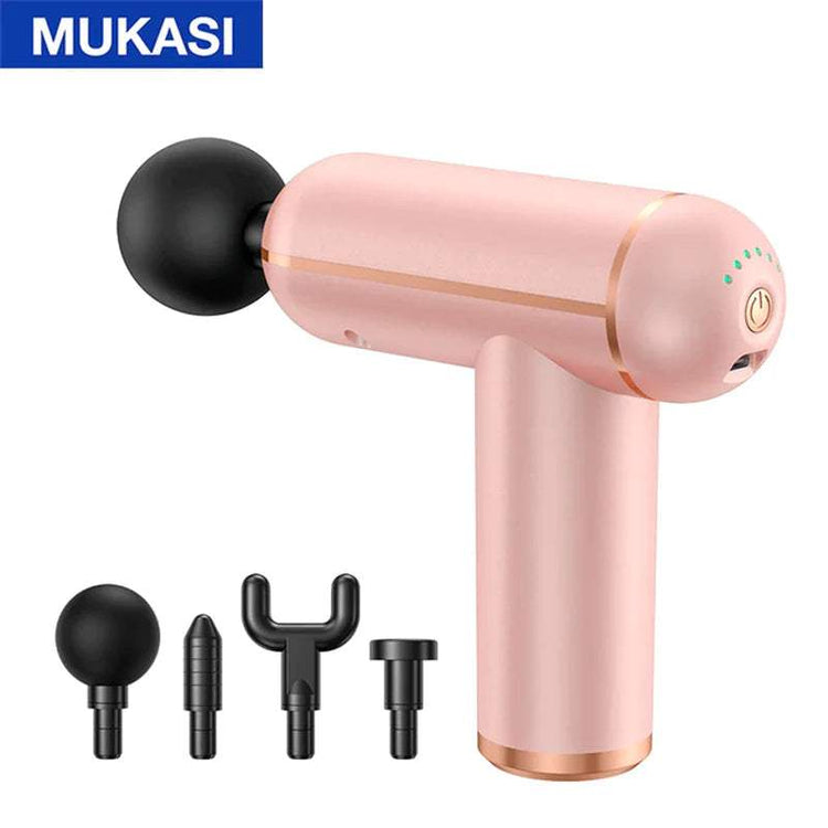 MUKASI Portable Massage Gun – Deep Tissue Relief for Muscle Recovery & Pain Relief