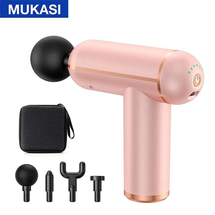 MUKASI Portable Massage Gun – Deep Tissue Relief for Muscle Recovery & Pain Relief