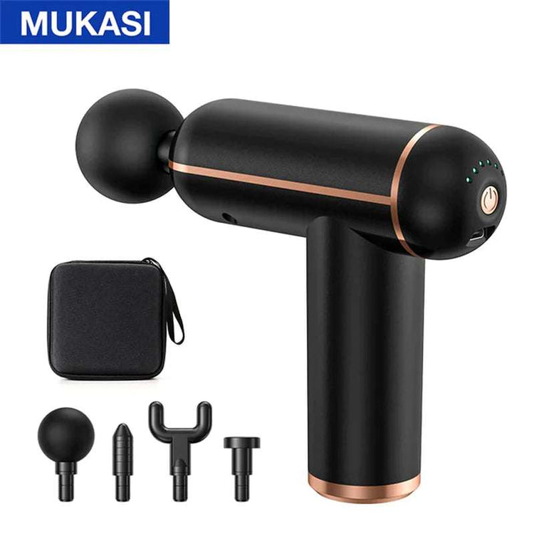 MUKASI Portable Massage Gun – Deep Tissue Relief for Muscle Recovery & Pain Relief