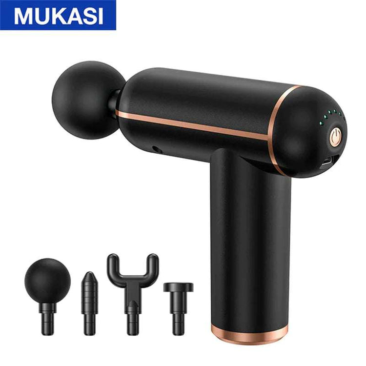 MUKASI Portable Massage Gun – Deep Tissue Relief for Muscle Recovery & Pain Relief