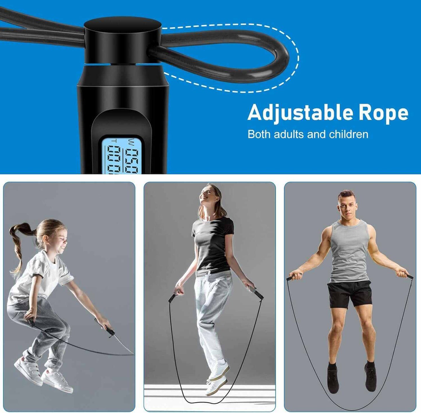 Smart Digital Skipping Rope - CalmCore