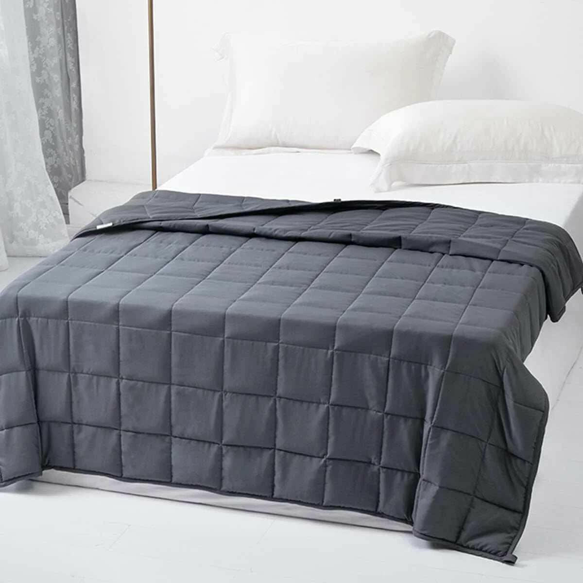 Queen Size Weighted Blanket for Adults – Deep Sleep & Stress Relief Comfort - CalmCore