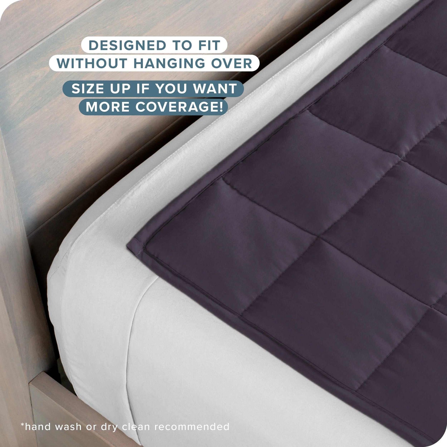 Bare Home Weighted Blanket – Ultimate Comfort & Relaxation (7lb, Twin/Full Size)