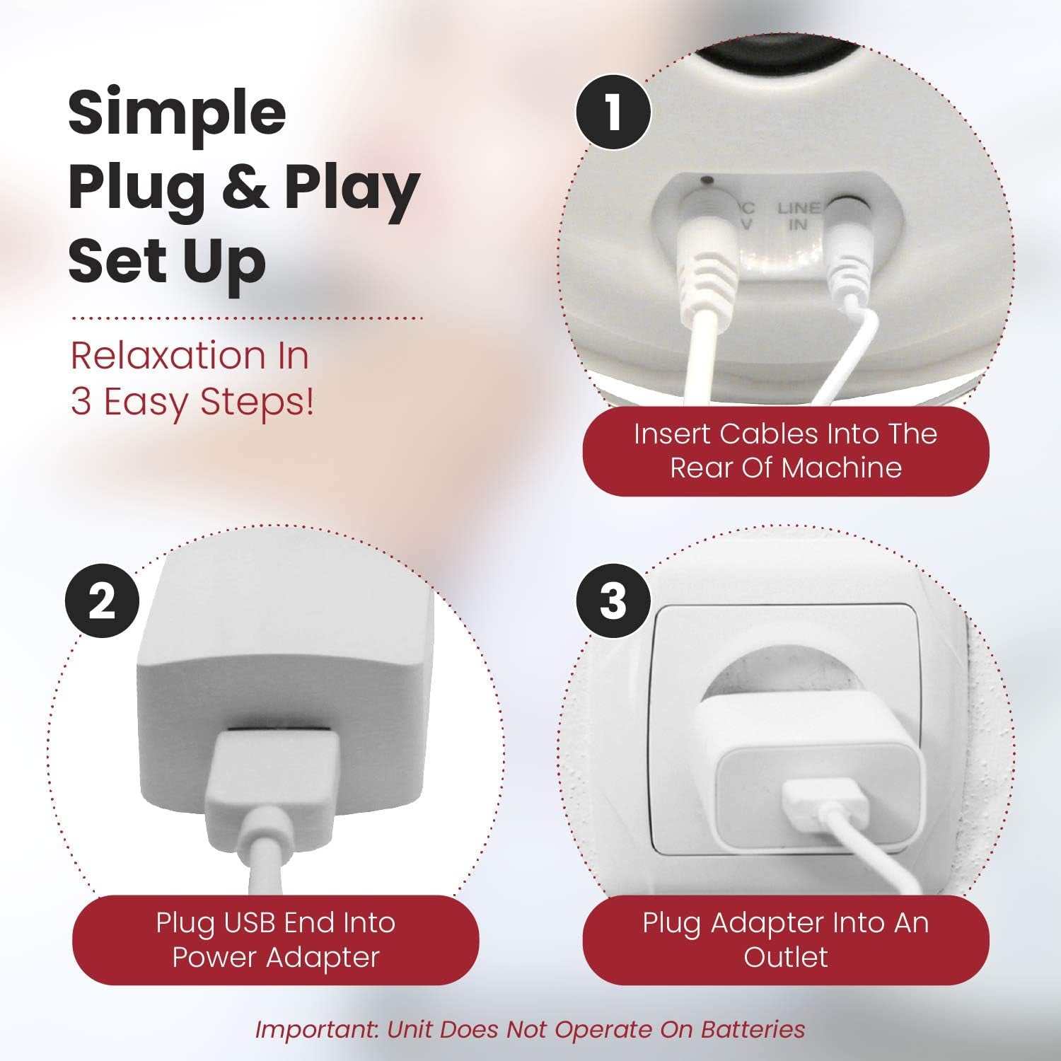 Sleep Therapy White Noise Machine - CalmCore