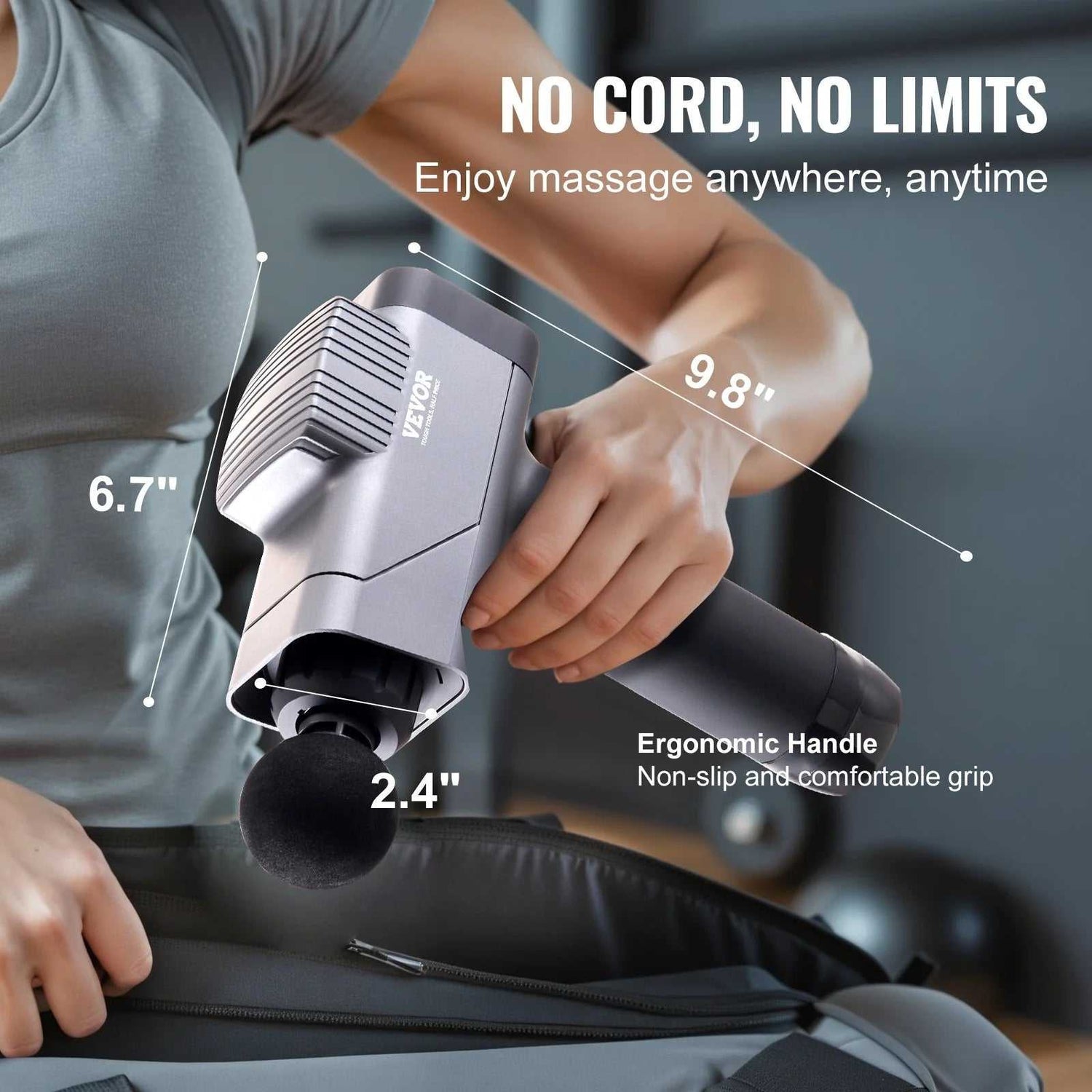 VEVOR Deep Tissue Massage Gun - Revitalize Your Body – Power Through Muscle Fatigue
