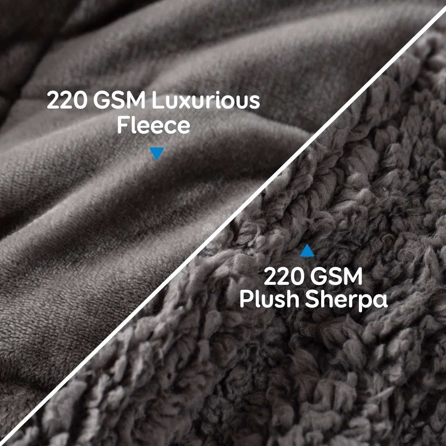 20 Lb Fleece Weighted Blankets for Adults