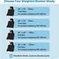 20 Lb Fleece Weighted Blankets for Adults