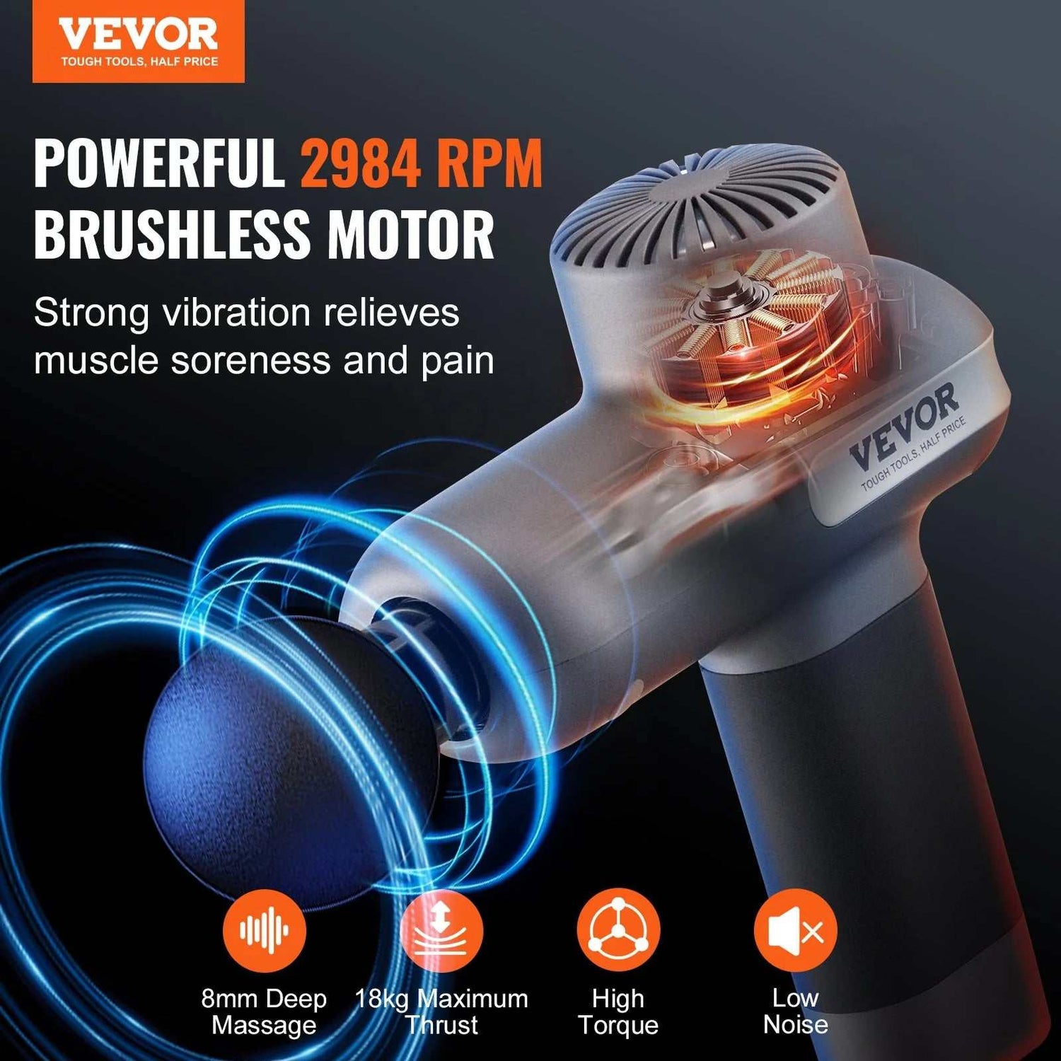 Deep Tissue Percussion Massage Gun for Athletes – Fast Relief & Recovery