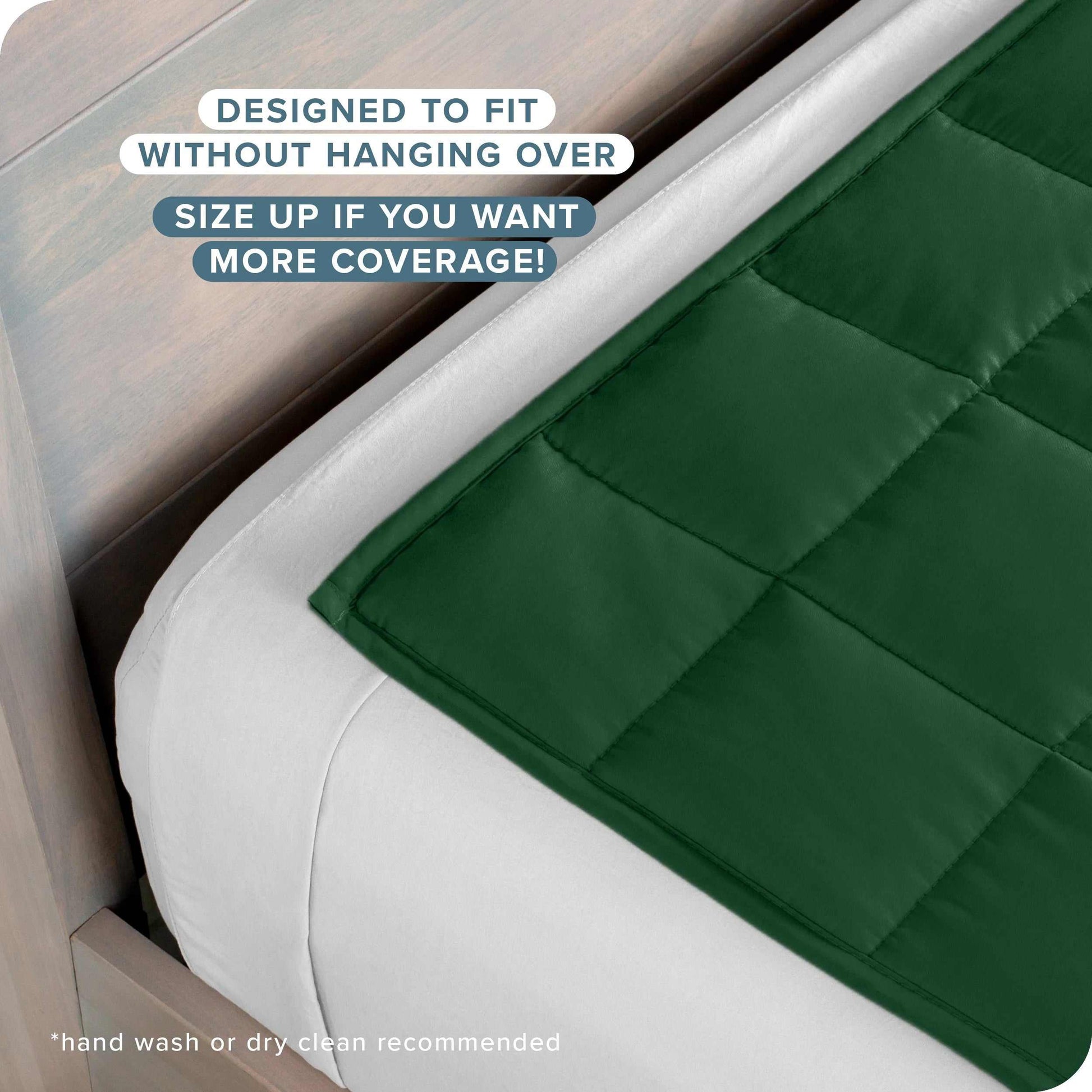 Bare Home 100% Cotton Weighted Blanket – Ultra Soft, Premium Quality for Adults - CalmCore