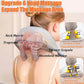 Electric Heat Neck Massage Wireless Neck and Shoulder Kneading Massage Pillow Pain Relief Kneading Squeeze Muscles Massage