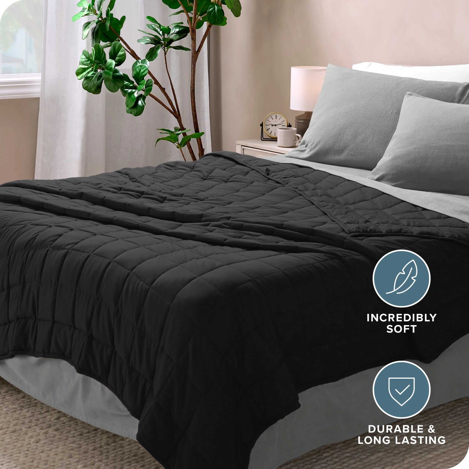 Bare Home King Size Weighted Blanket – Ultimate Comfort & Deep Sleep (30lbs)
