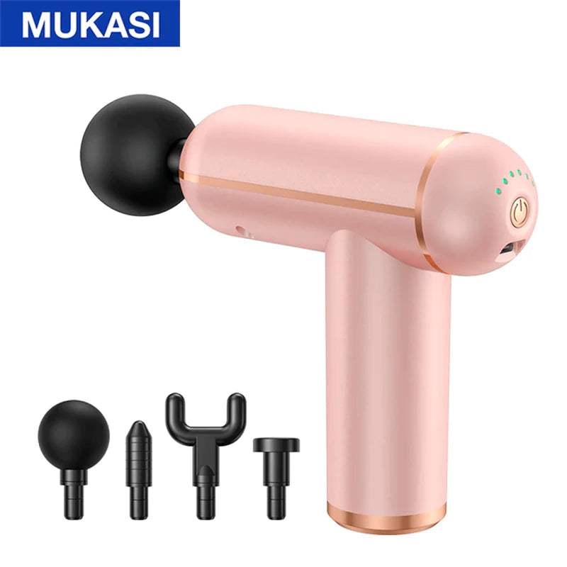 MUKASI Portable Massage Gun – Deep Tissue Relief for Muscle Recovery & Pain Relief