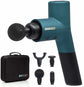 Ekrin B37 Deep Tissue Massage Gun with attachments and carrying case for effective percussive therapy.