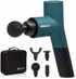 Deep Tissue Percussion Massage Gun by UltraHydrated with attachments and carrying case for muscle recovery and pain relief.