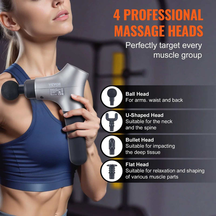VEVOR Deep Tissue Massage Gun for Ultimate Muscle Relief - Revitalize & Recharge