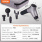 VEVOR Deep Tissue Massage Gun for Ultimate Muscle Relief - Revitalize & Recharge