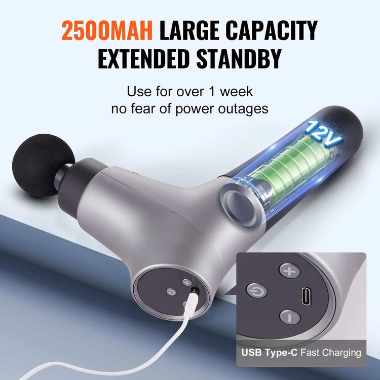 VEVOR Deep Tissue Massage Gun for Ultimate Muscle Relief - Revitalize & Recharge