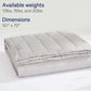Weighted Blanket, 20 Lbs, Gray