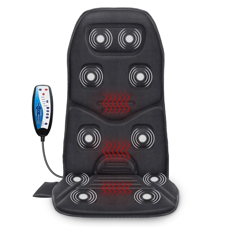 Ultimate Heated Massage Seat Cushion – Deep Relaxation for Home & Car!