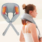 Electric Heat Neck Massage Wireless Neck and Shoulder Kneading Massage Pillow Pain Relief Kneading Squeeze Muscles Massage