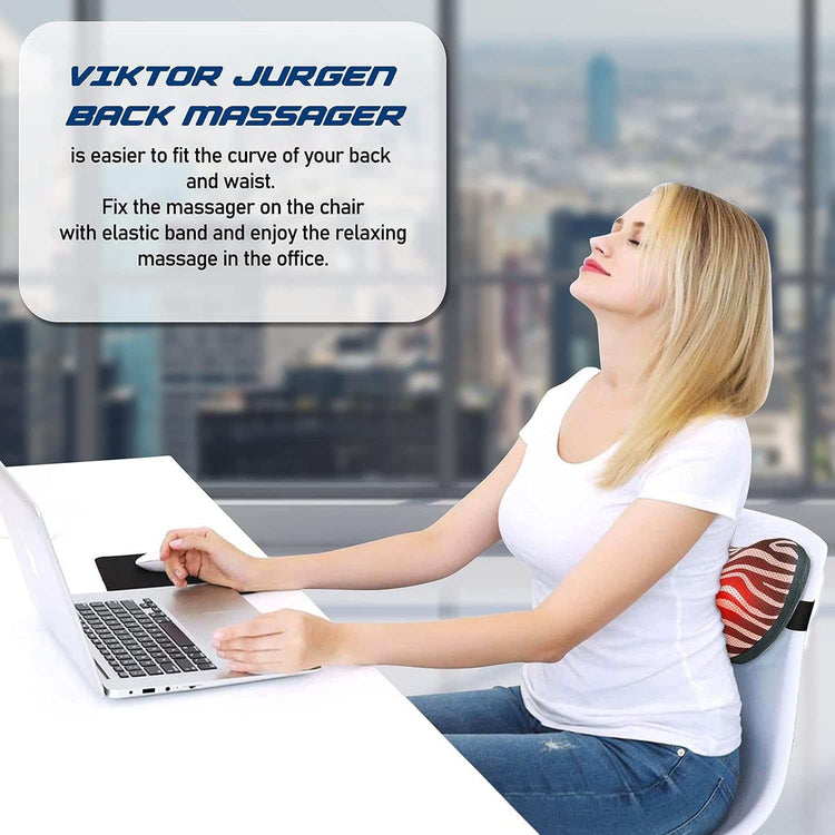 Shiatsu Back & Neck Massager with Heat – Deep Tissue Relief for Full Body Relaxation! 🔥