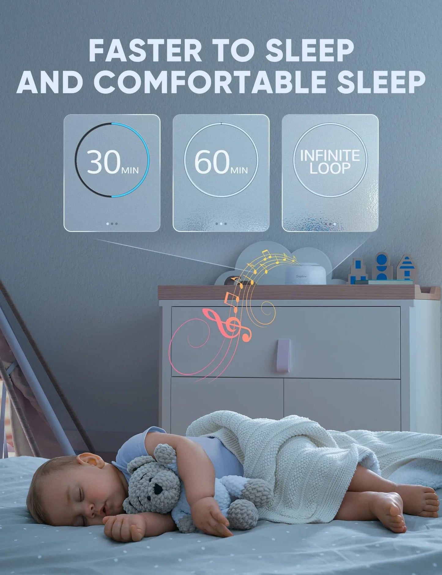 Dolpillow White Noise Machine - CalmCore